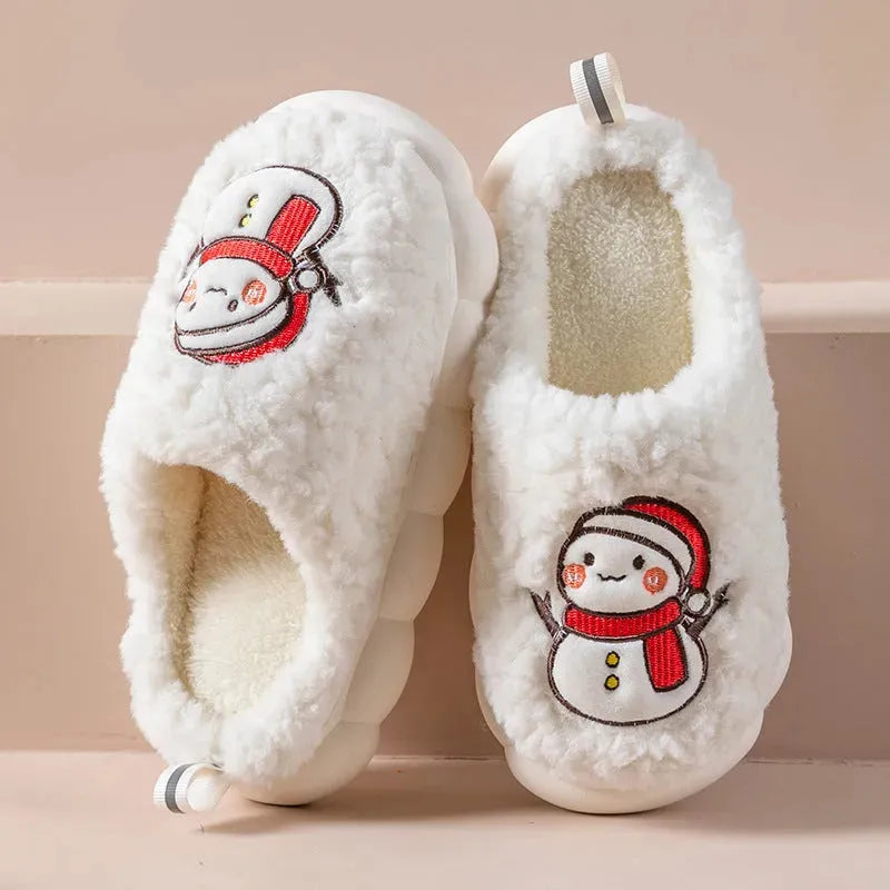 Cute Snowman Slippers Winter - Bellarte Enchanté Cute Snowman Slippers Winter